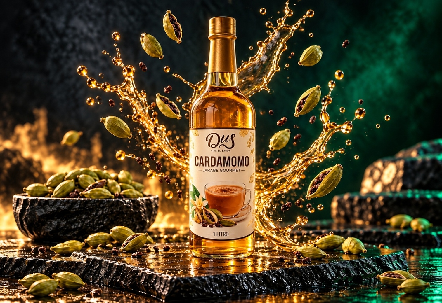 Jarabe de Cardamomo Gourmet